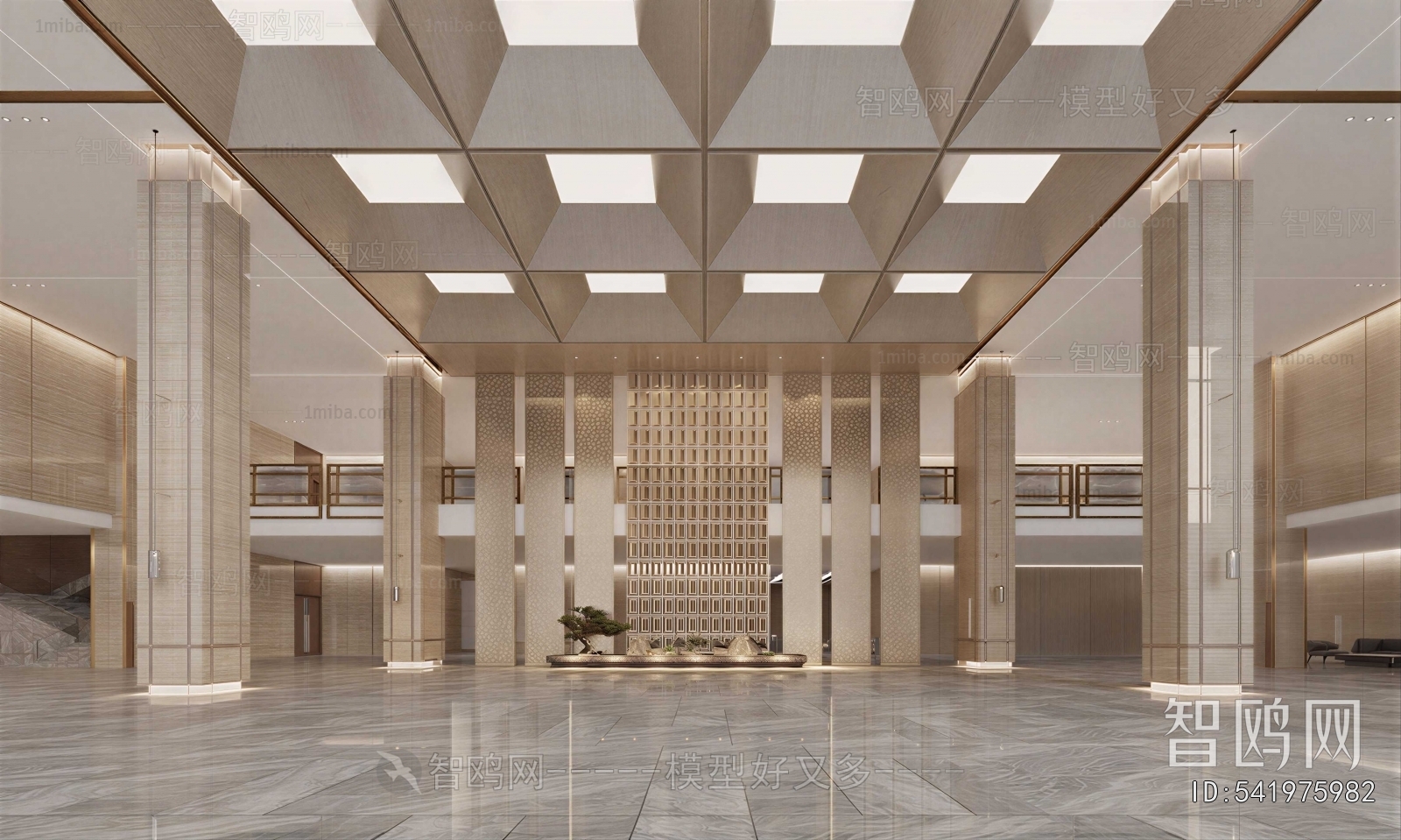 Modern Office Reception Desk