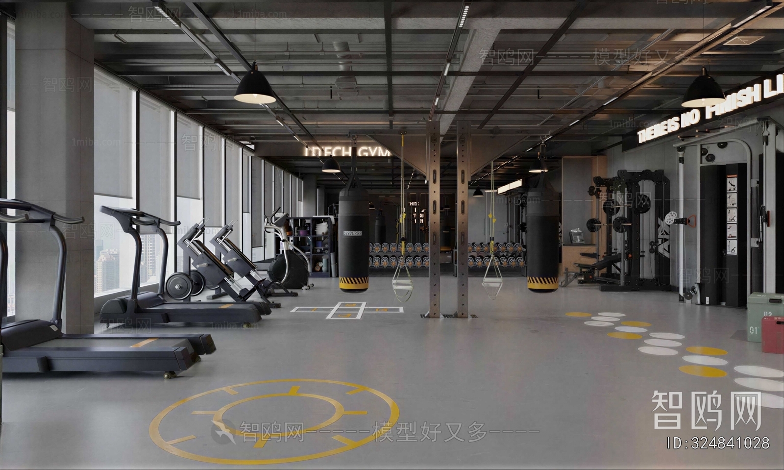Industrial Style Gym