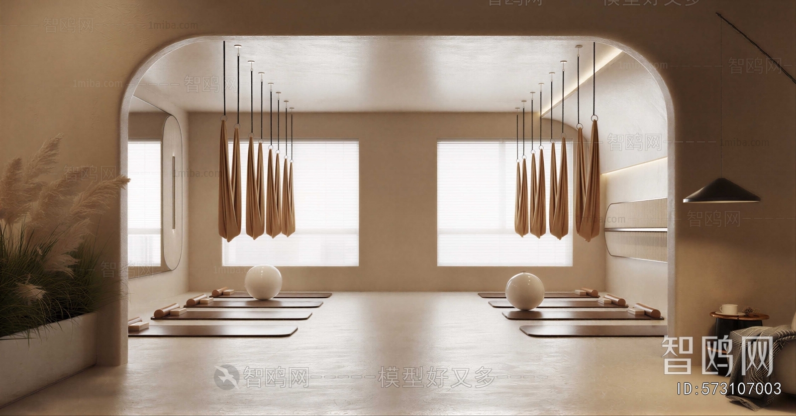 Modern Yoga Room