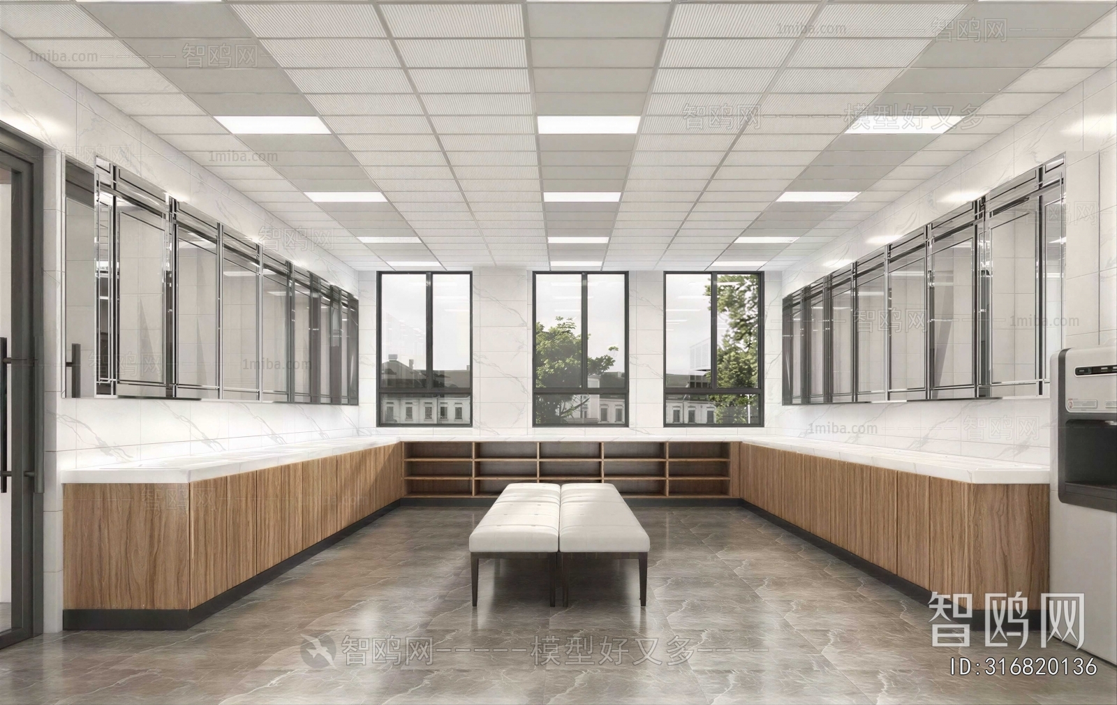 Modern Public Toilet