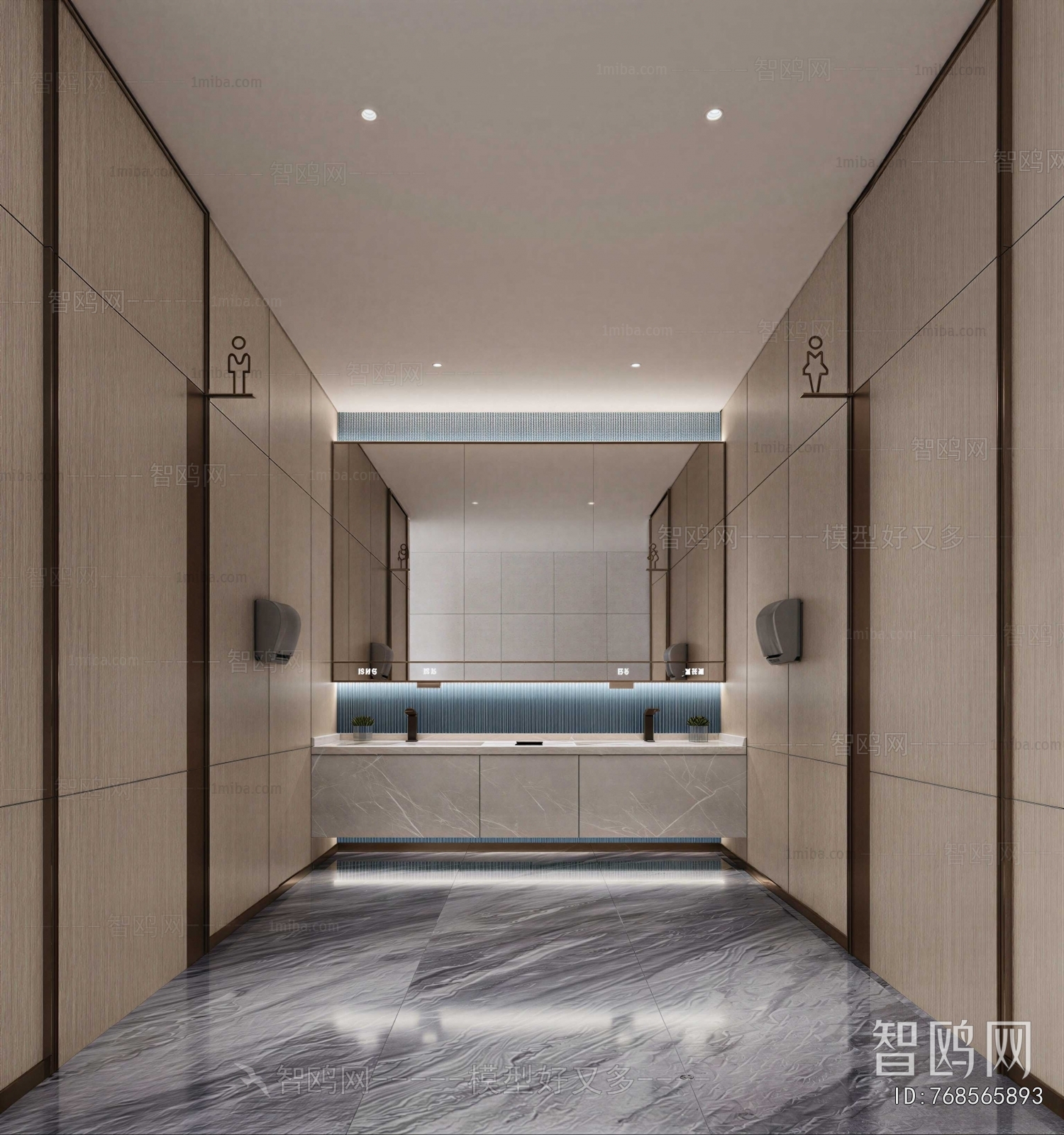 Modern Public Toilet