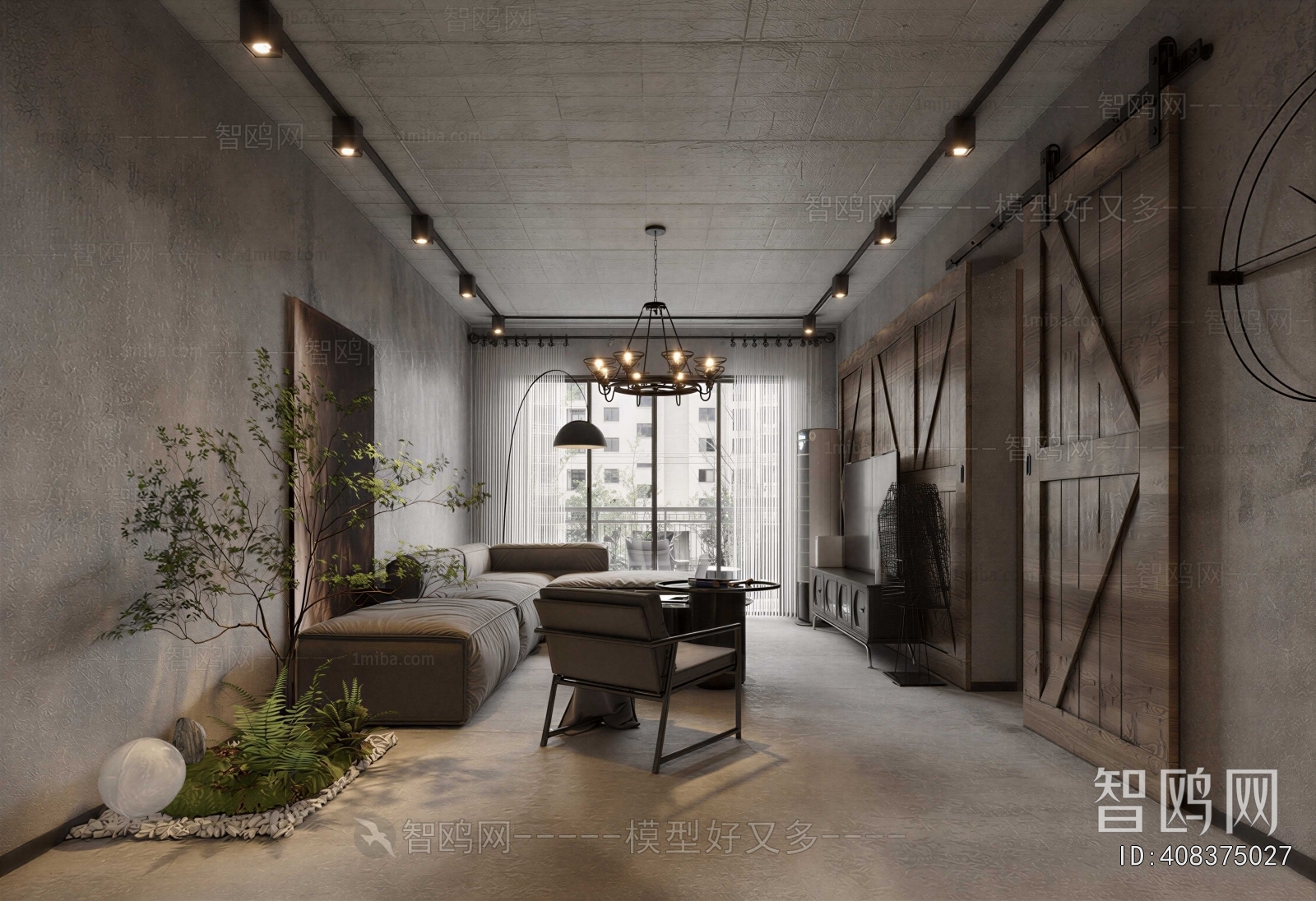 Industrial Style A Living Room