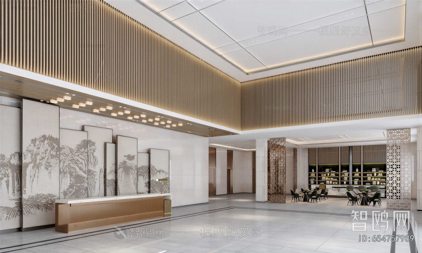 New Chinese Style Lobby Hall