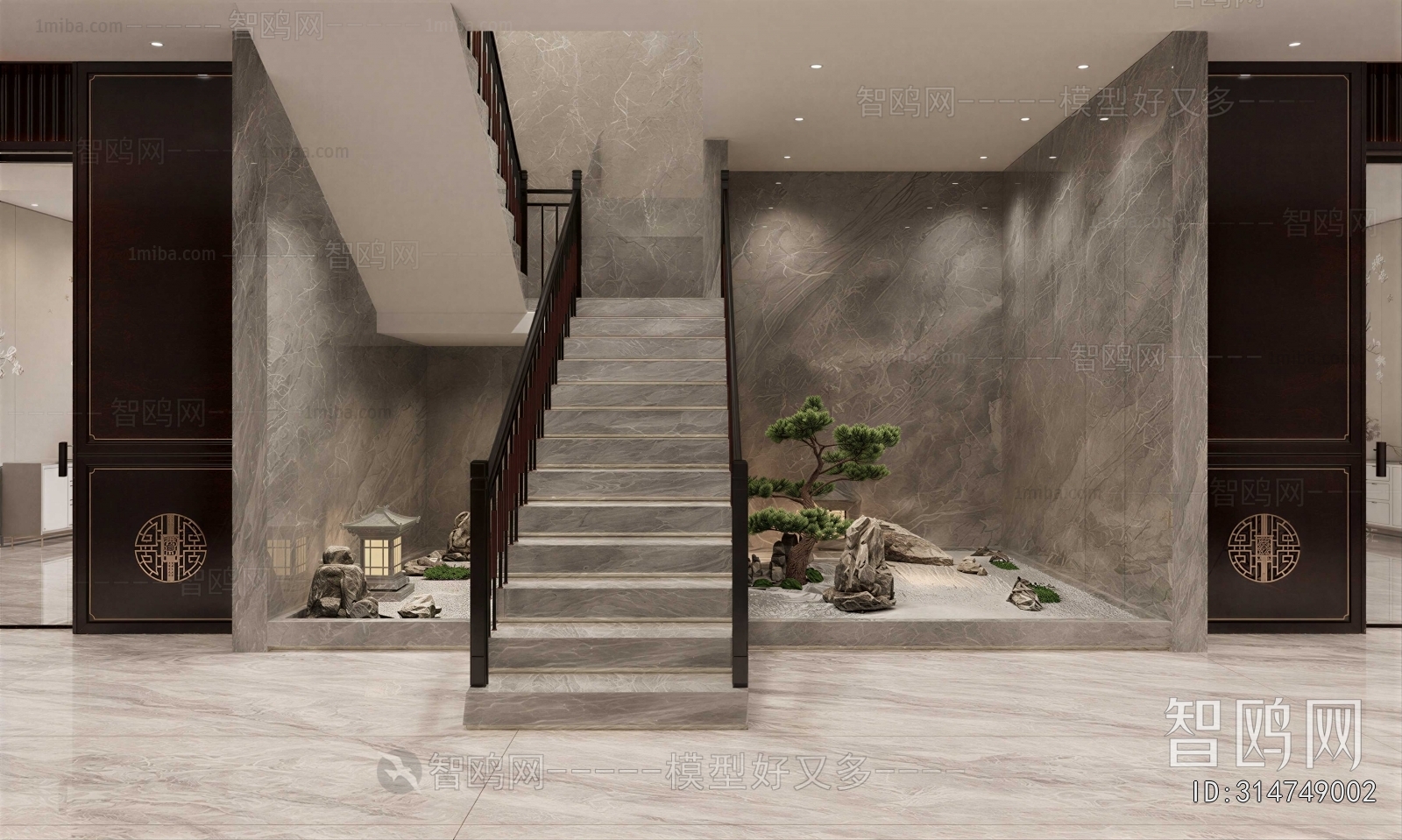 New Chinese Style Stairwell