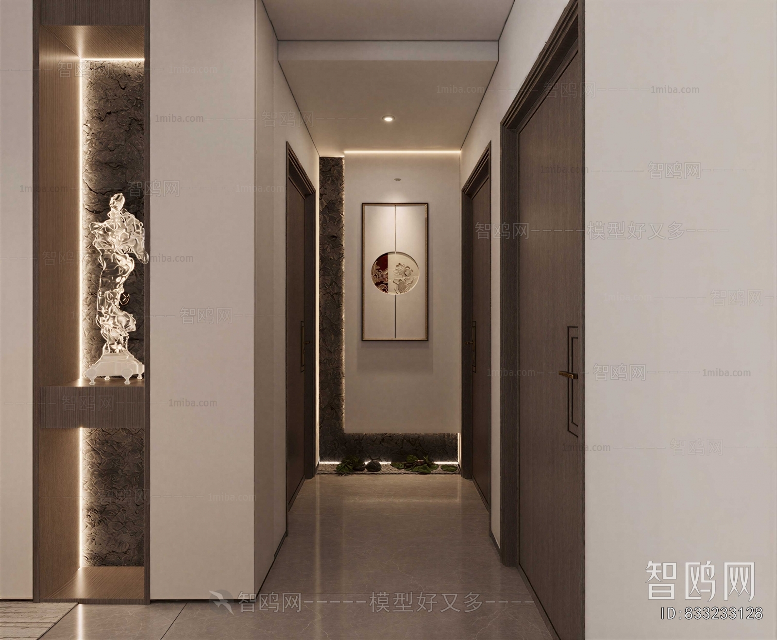 New Chinese Style Hallway