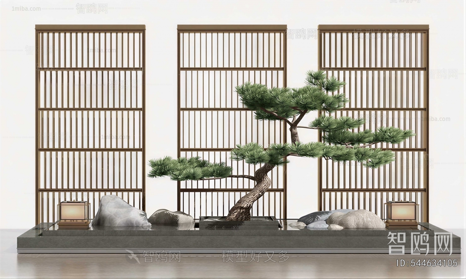 New Chinese Style Plant Landscaping