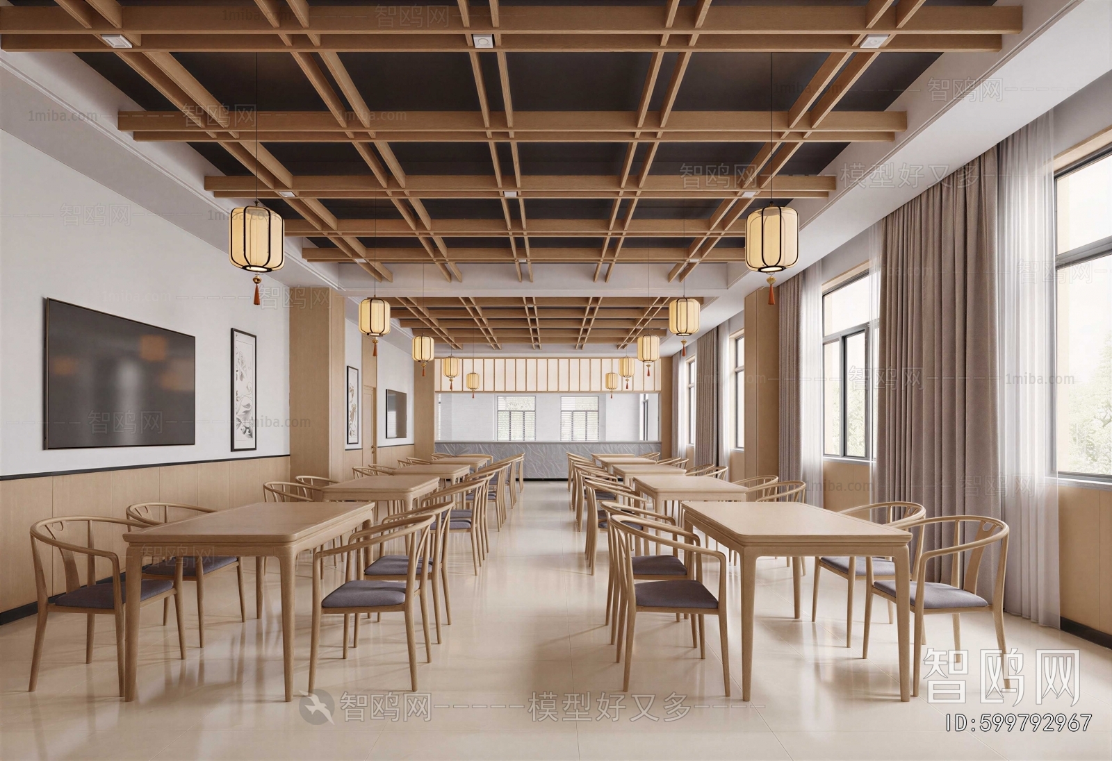 New Chinese Style Mess Hall