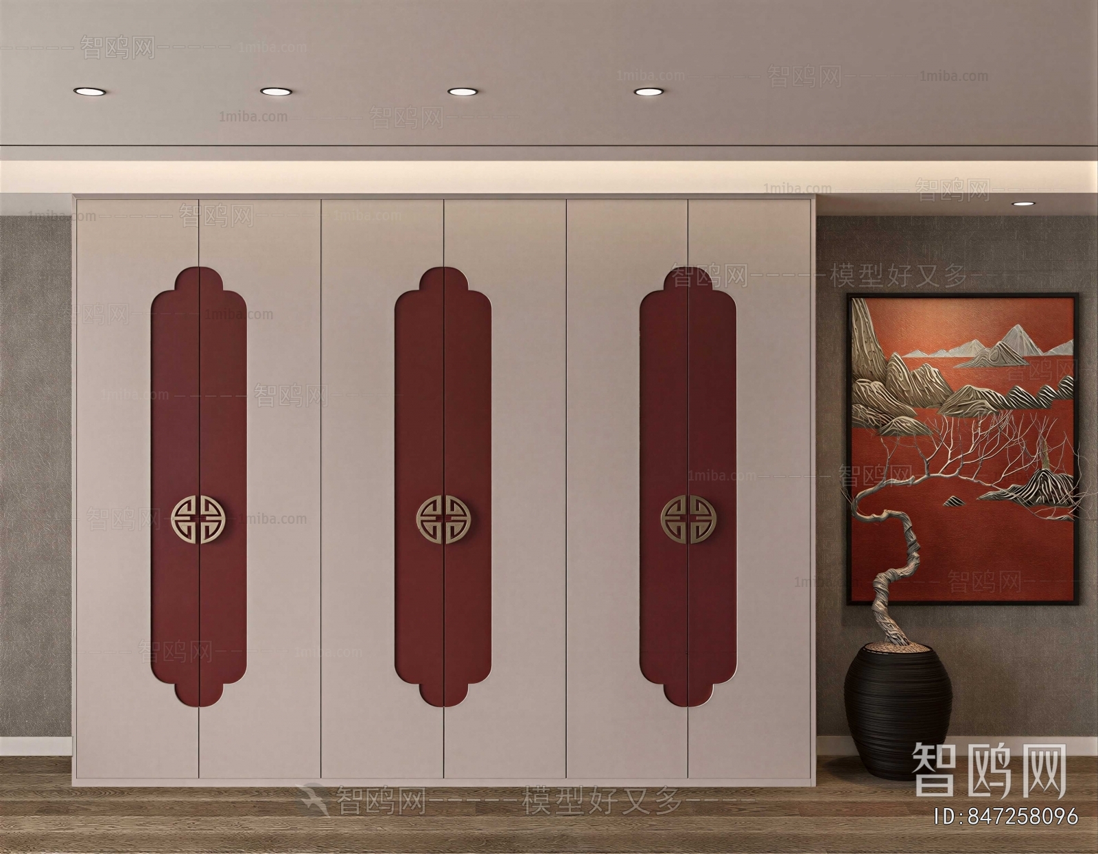 New Chinese Style The Wardrobe