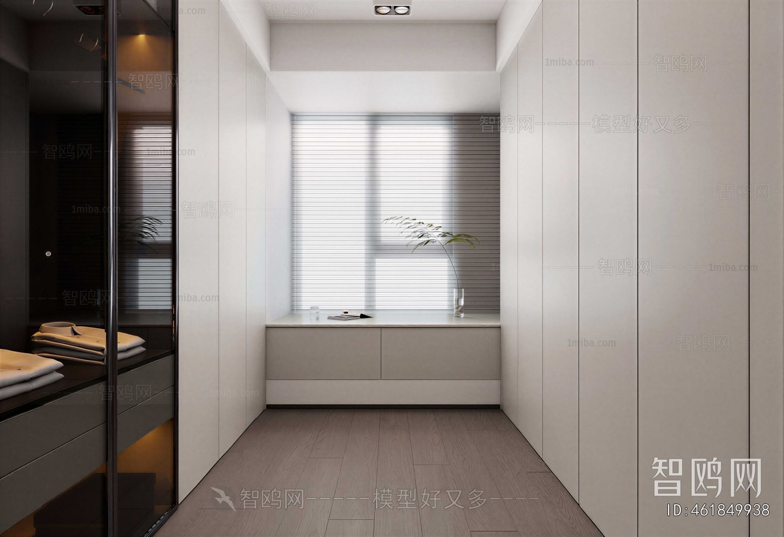 Modern Clothes Storage Area