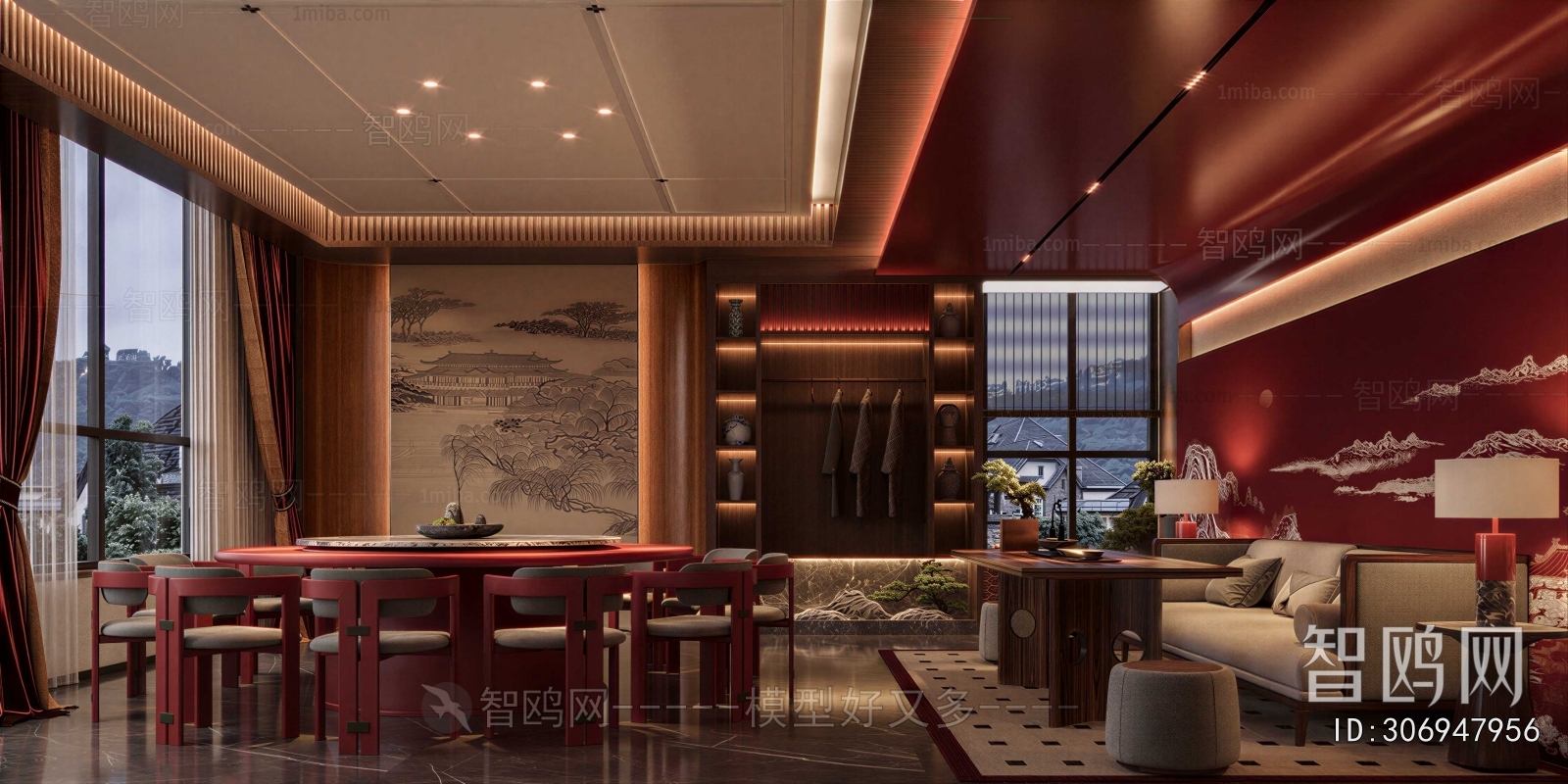 New Chinese Style Restaurant Box