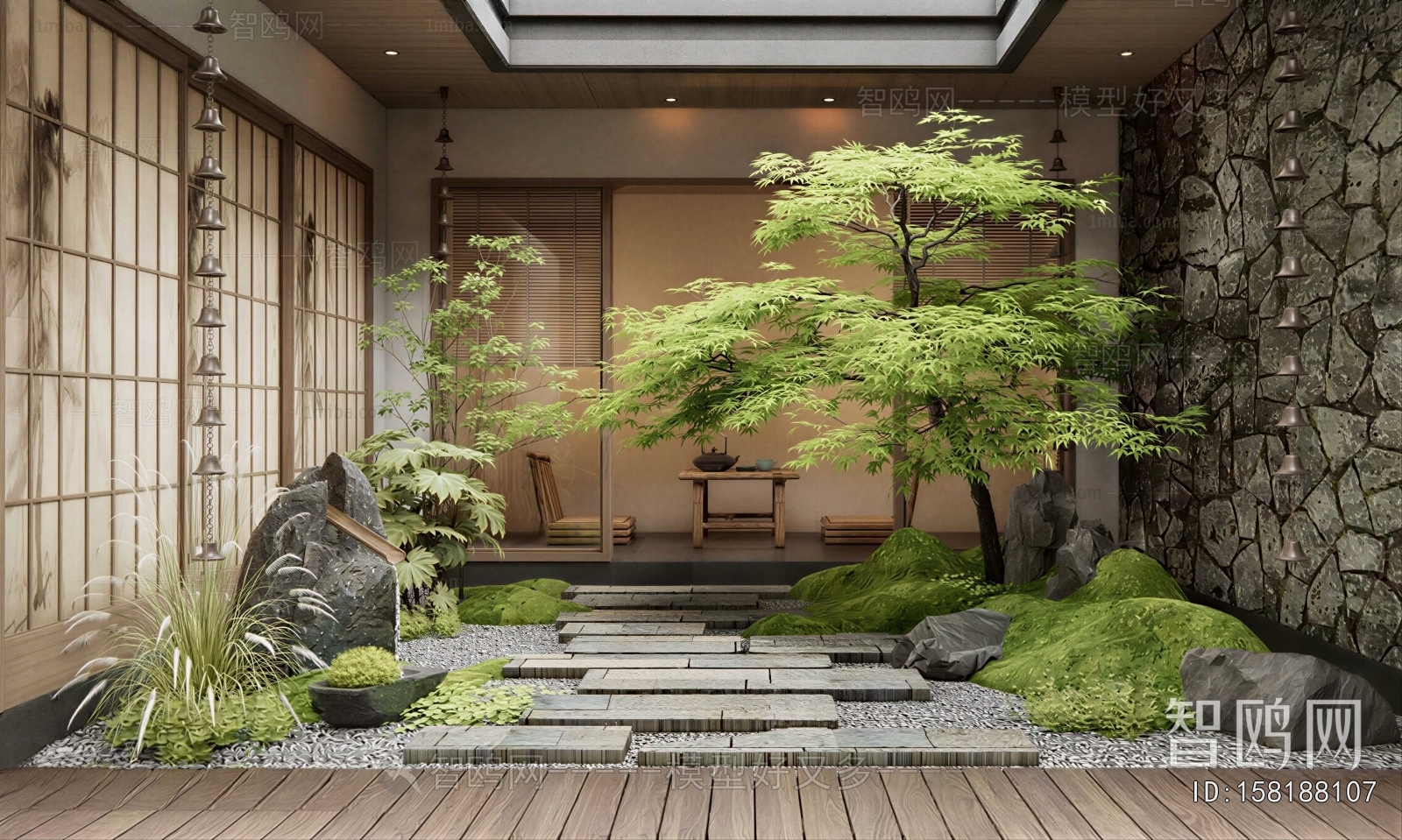 New Chinese Style Courtyard/landscape