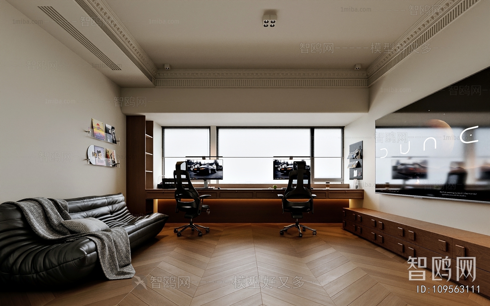 French Style Audiovisual Room