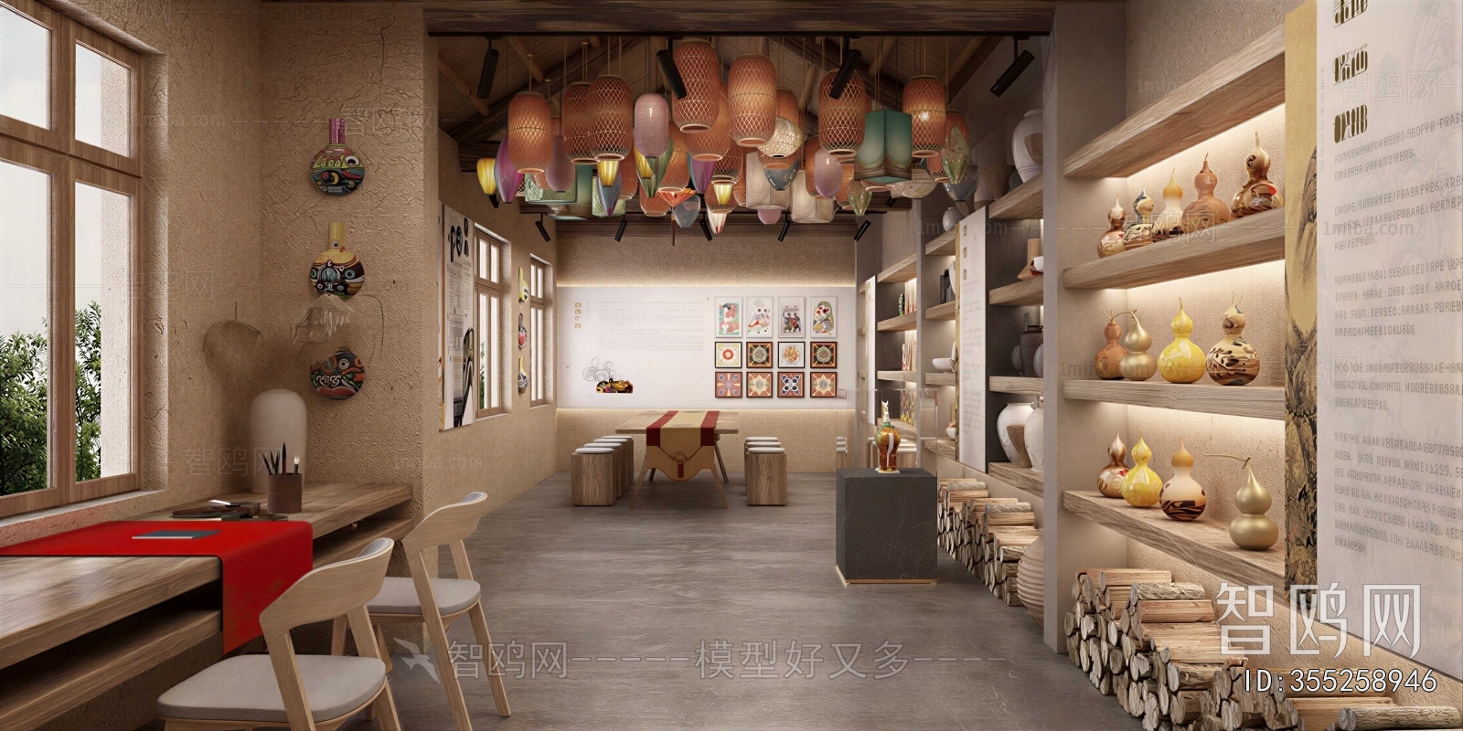 New Chinese Style Exhibition Hall