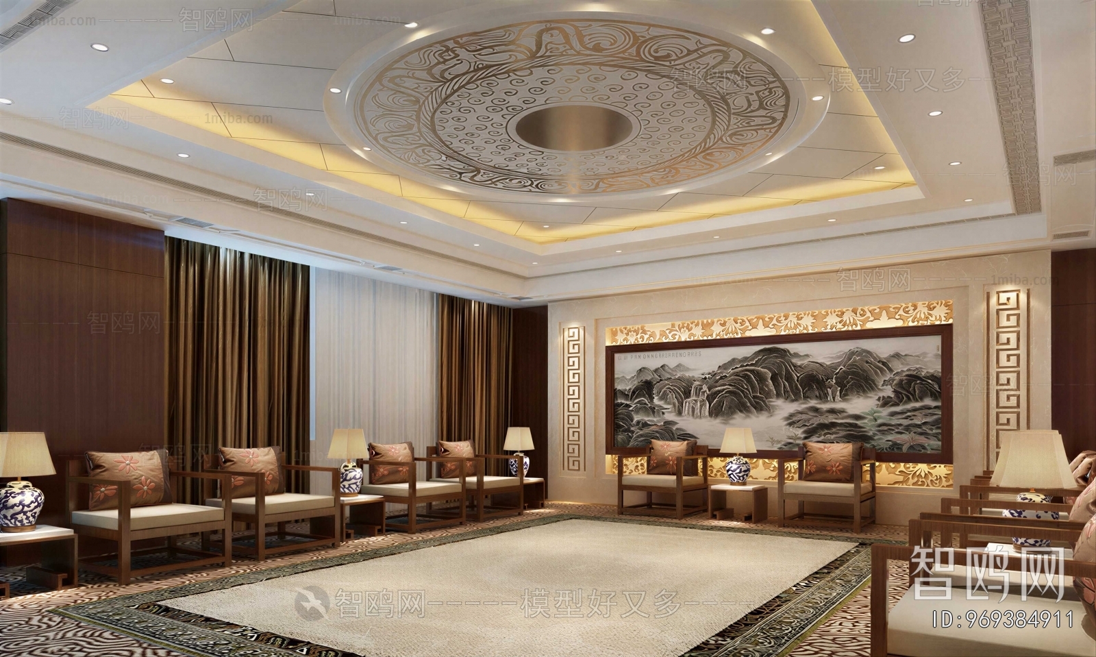 Chinese Style Reception Room