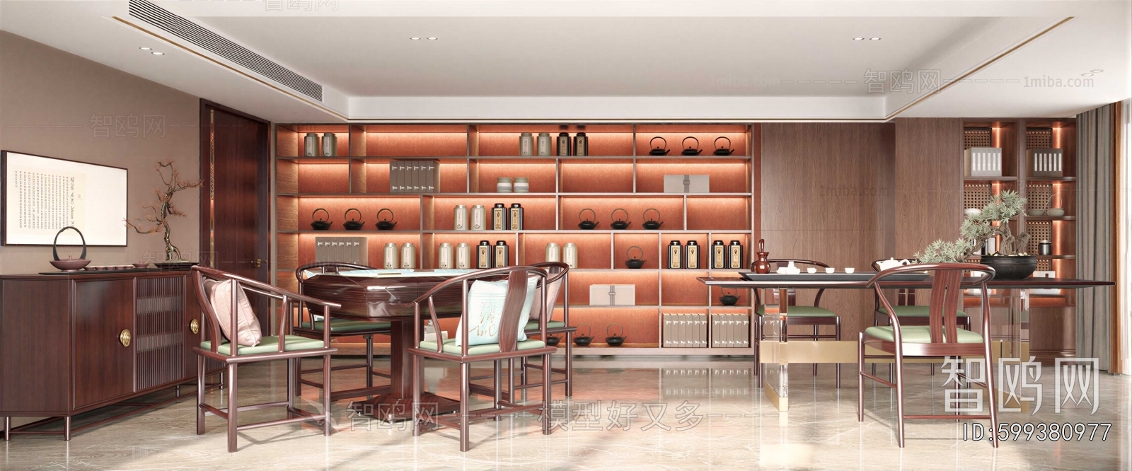 New Chinese Style Chess And Card Room