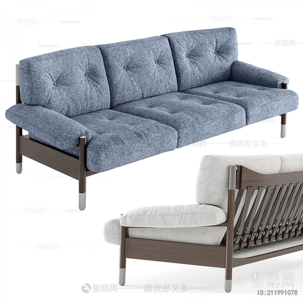 Modern Three-seat Sofa