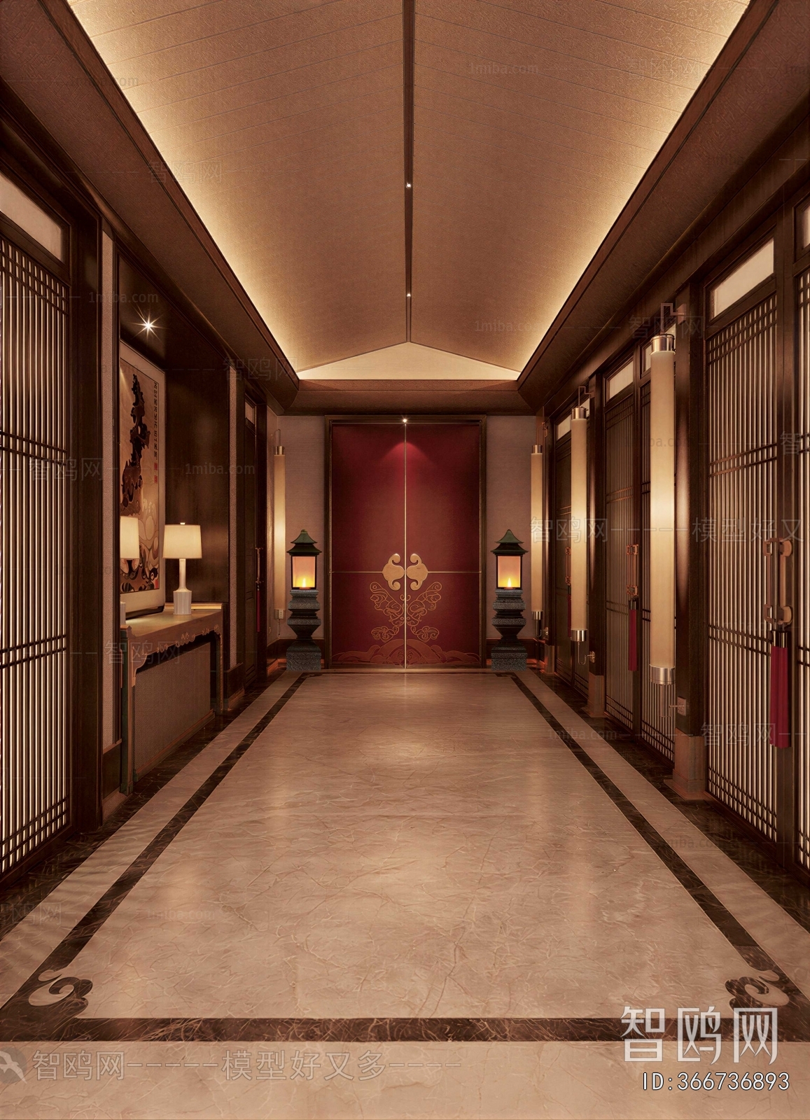 New Chinese Style Corridor