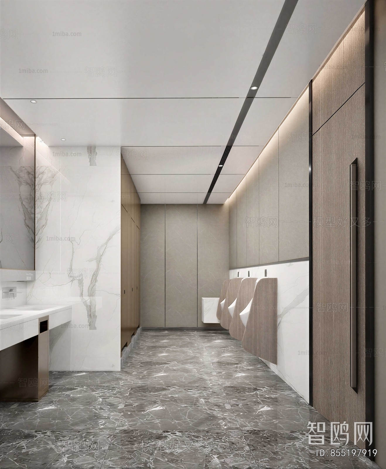 Modern Public Toilet