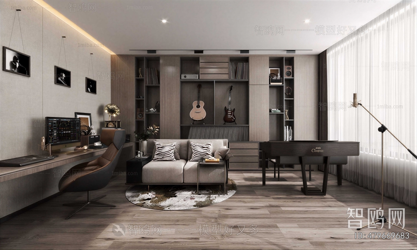 Modern Studio/Recording Studio/Live Room