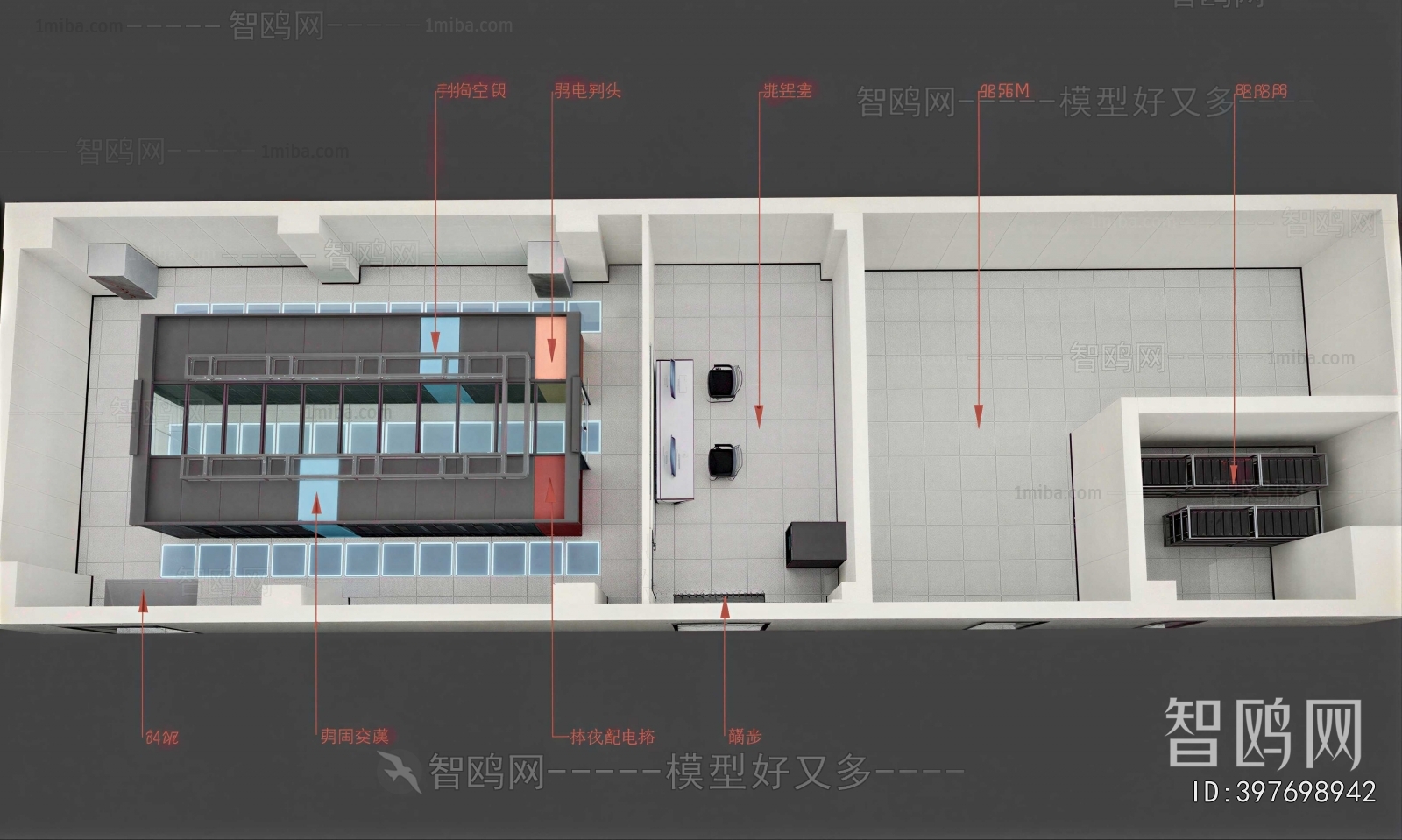 Modern Architectural Bird's-eye View Planning