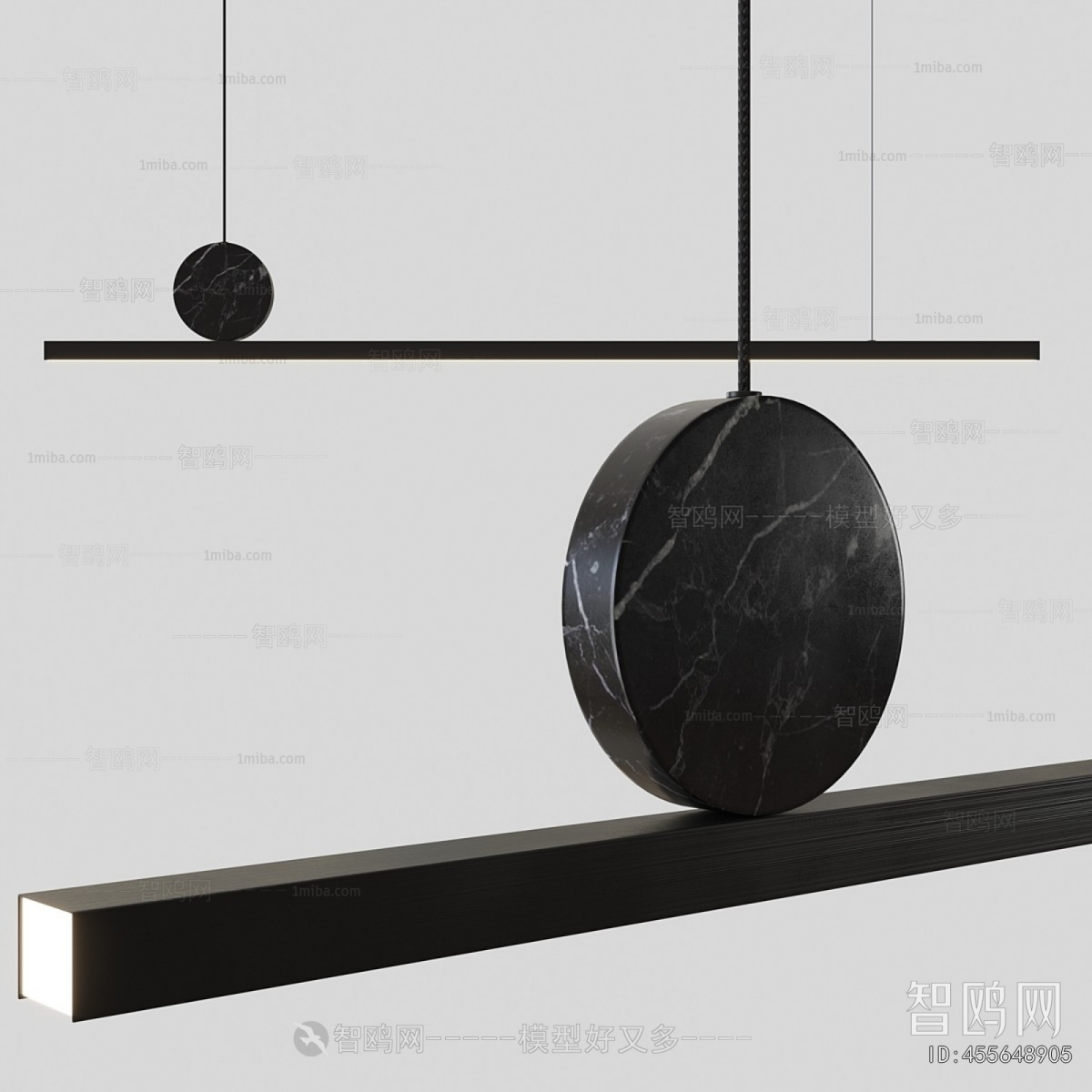 Modern Long Chandelier