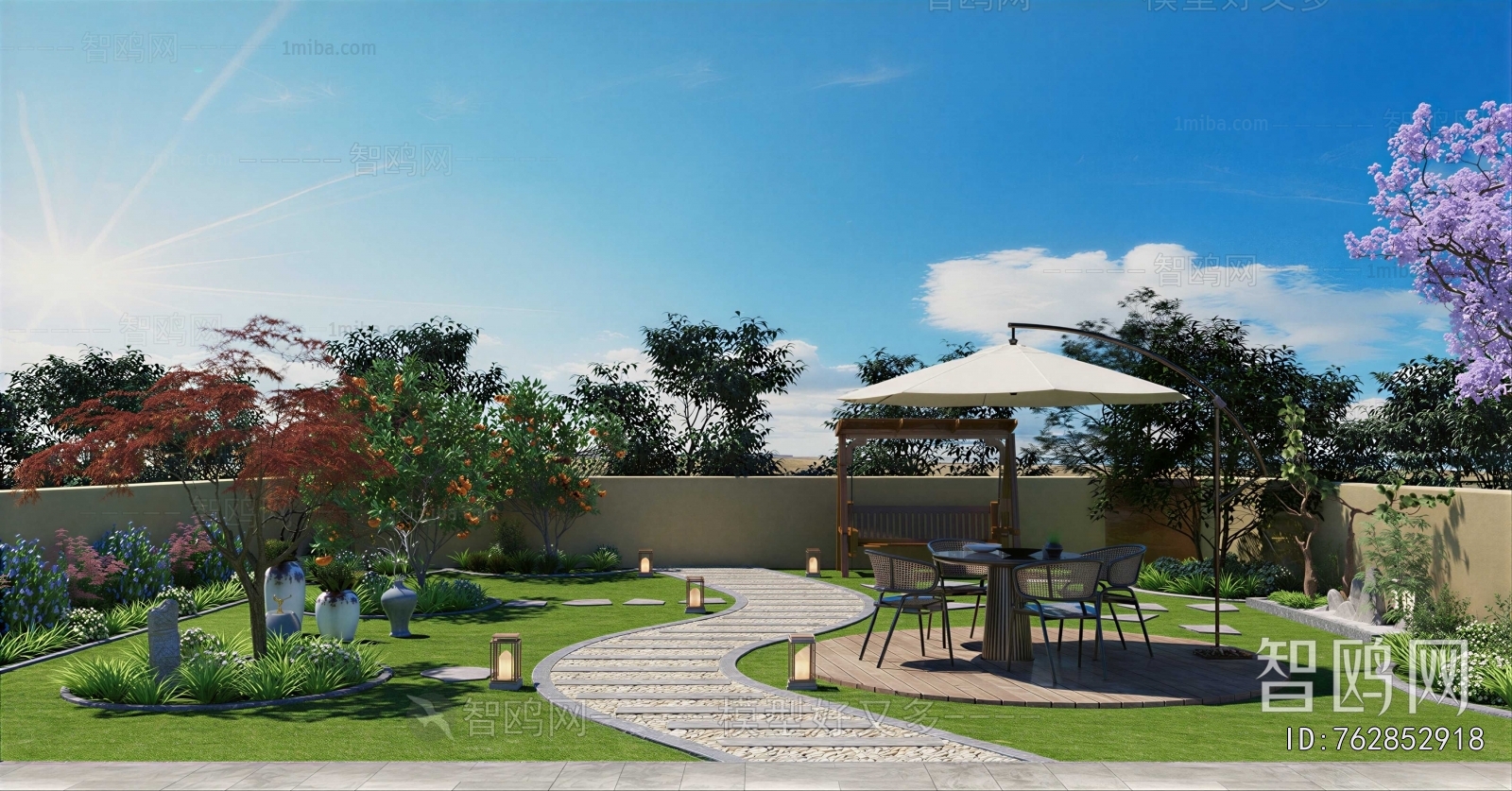 Modern Courtyard/landscape