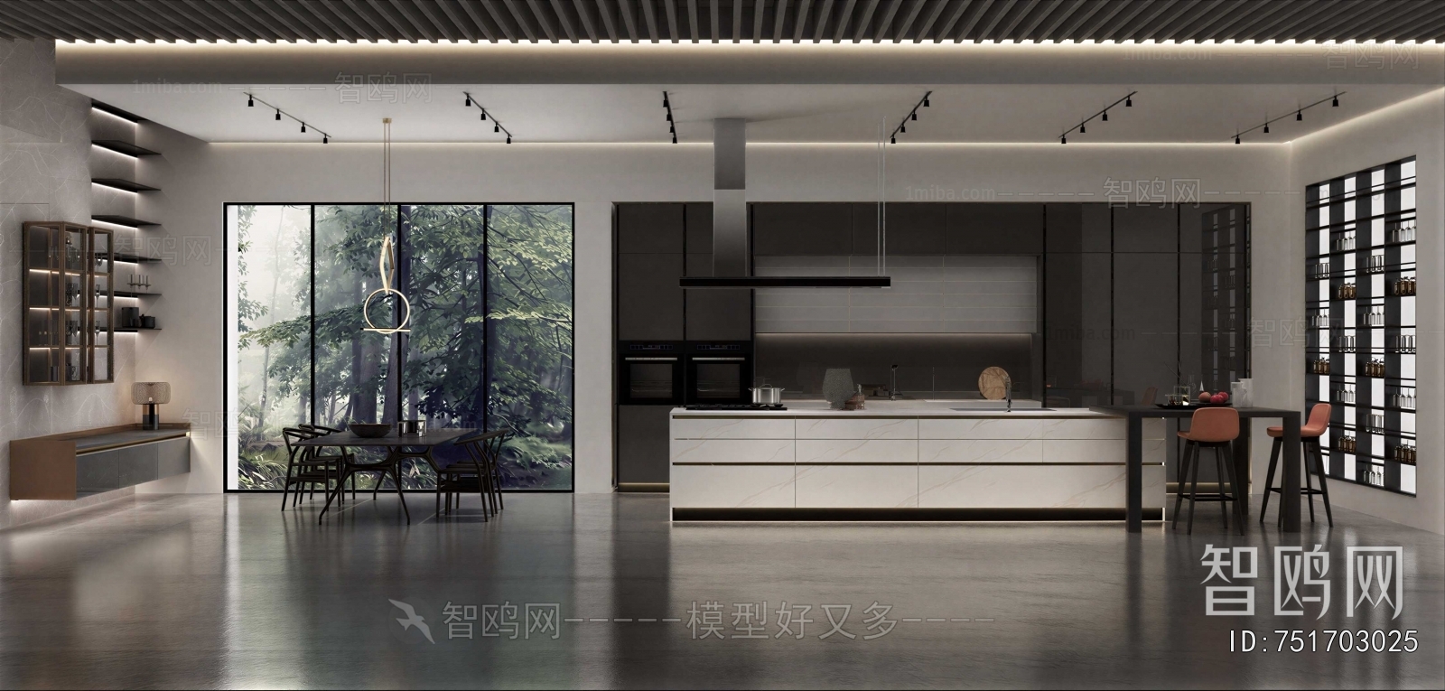 Modern Open Kitchen