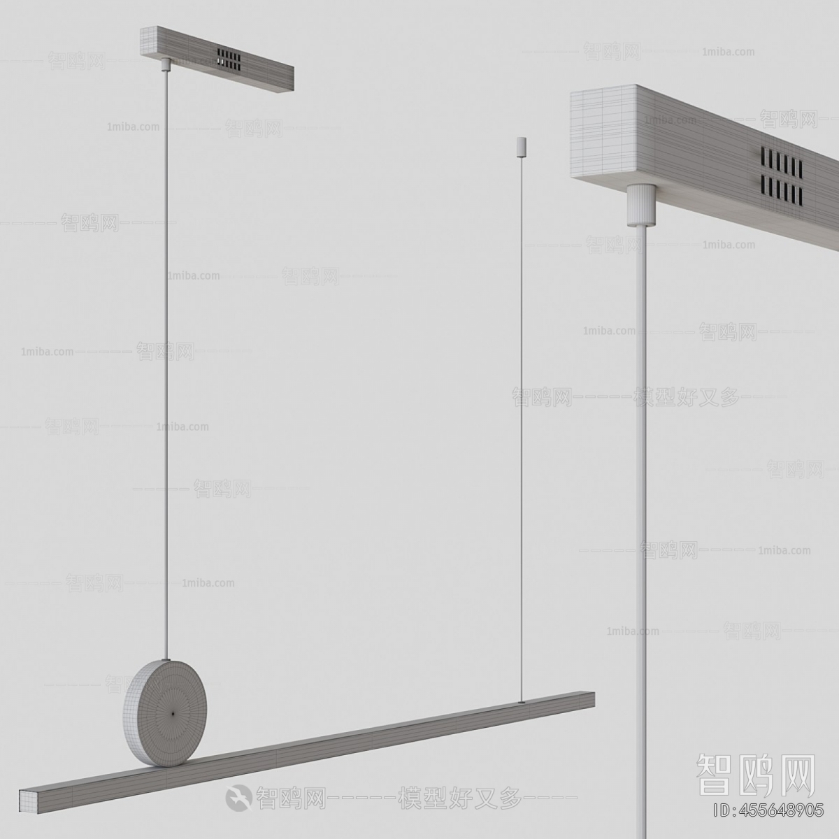 Modern Long Chandelier