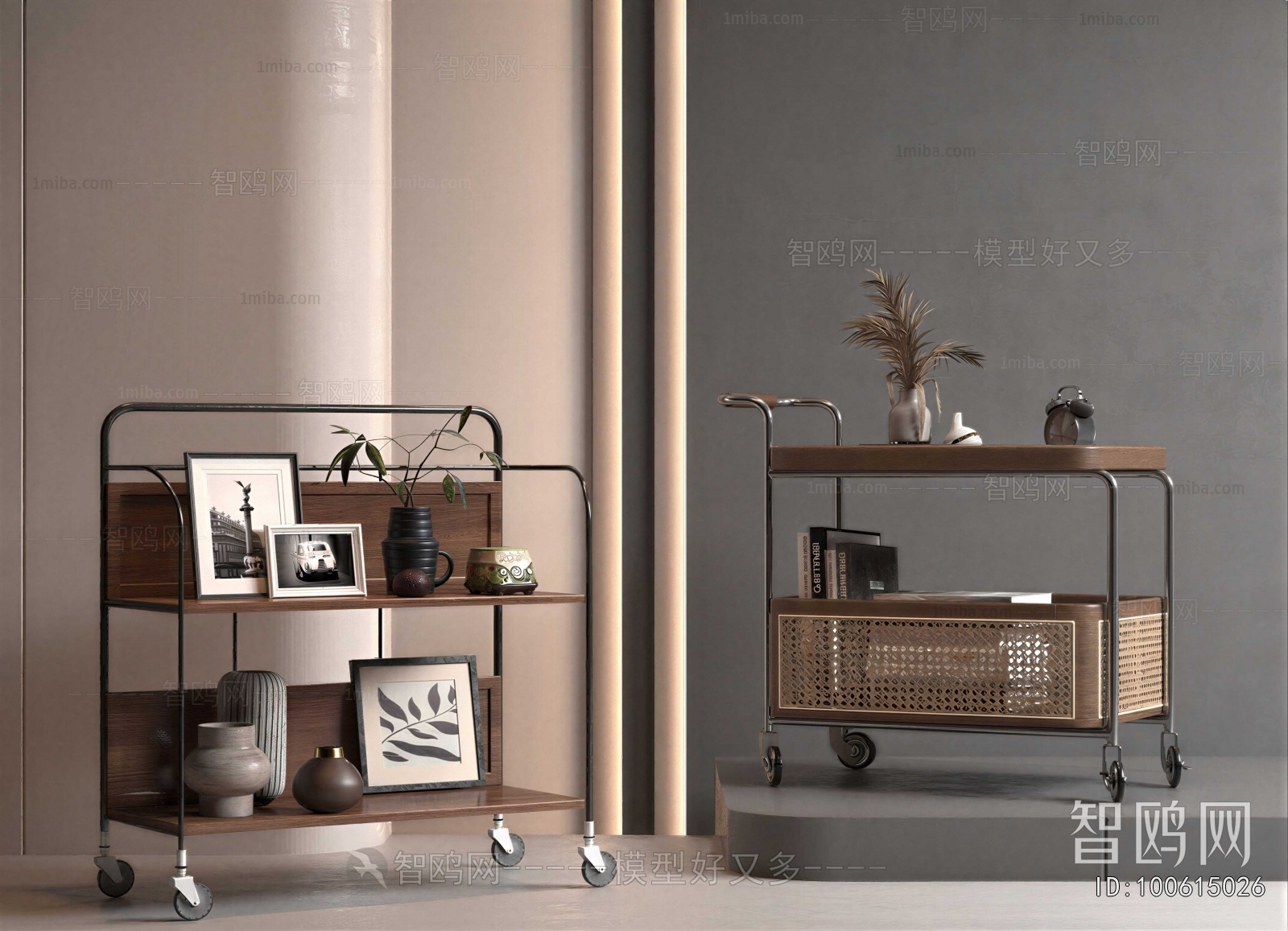 Wabi-sabi Style Shelving