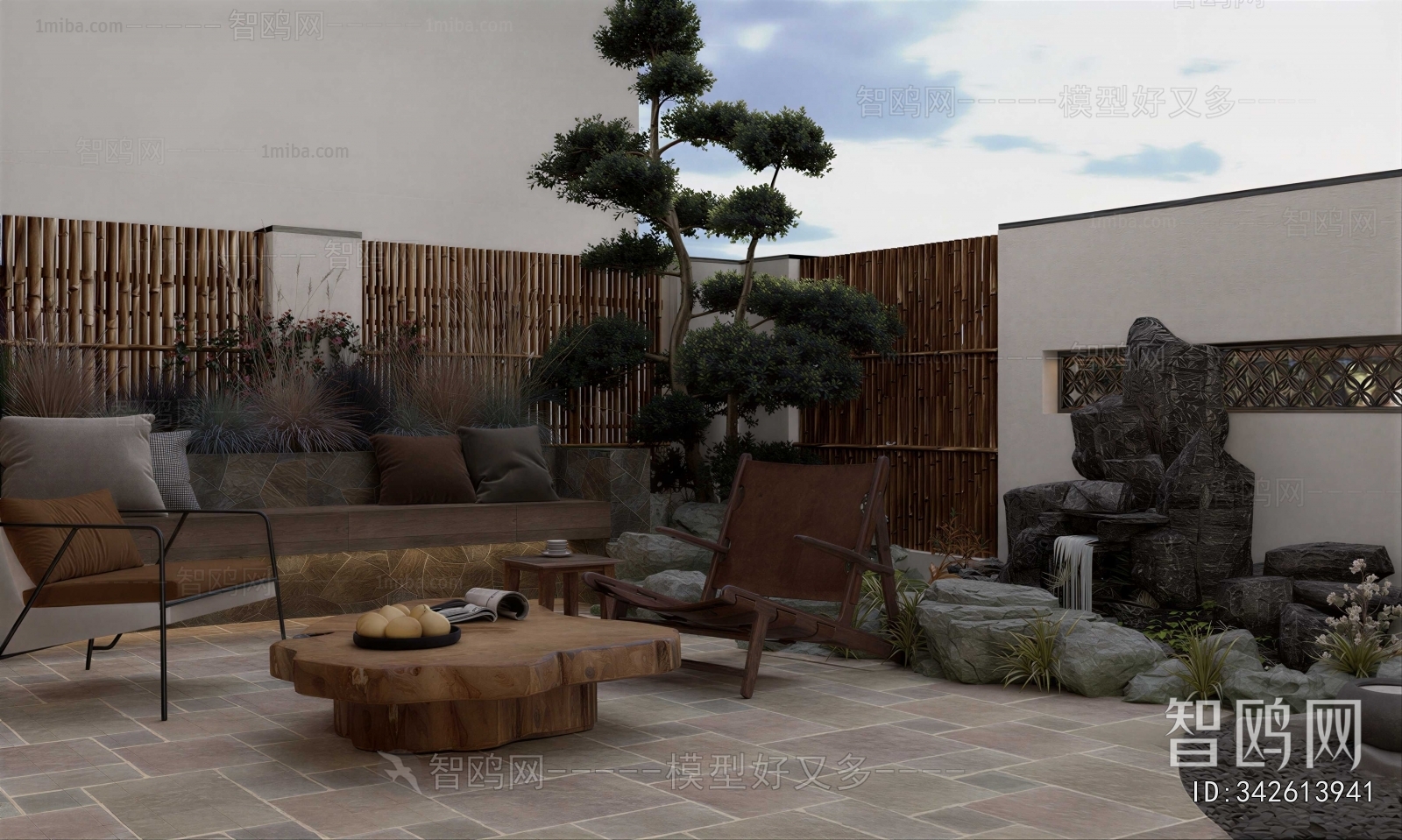 New Chinese Style Courtyard/landscape