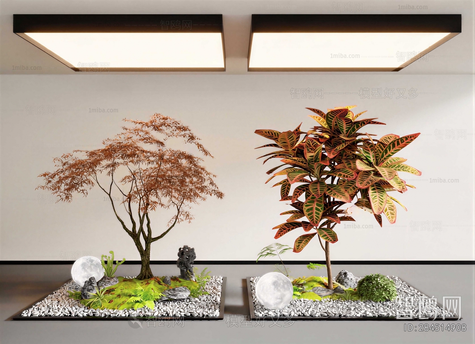 New Chinese Style Plant Landscaping