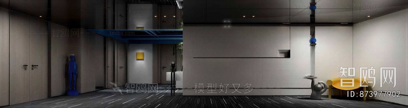 Modern Office Reception Desk