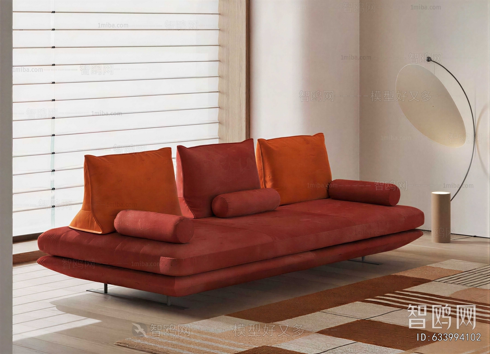 Modern Three-seat Sofa