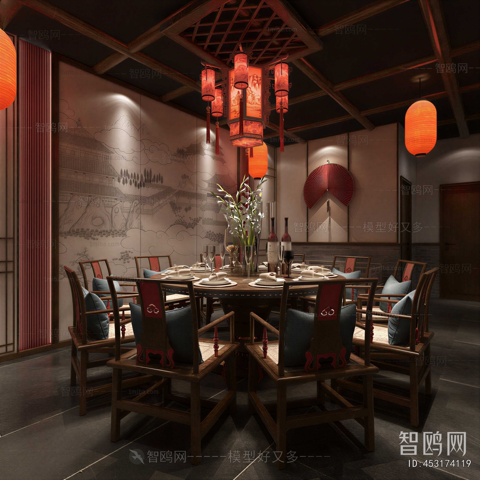 Chinese Style Restaurant Box