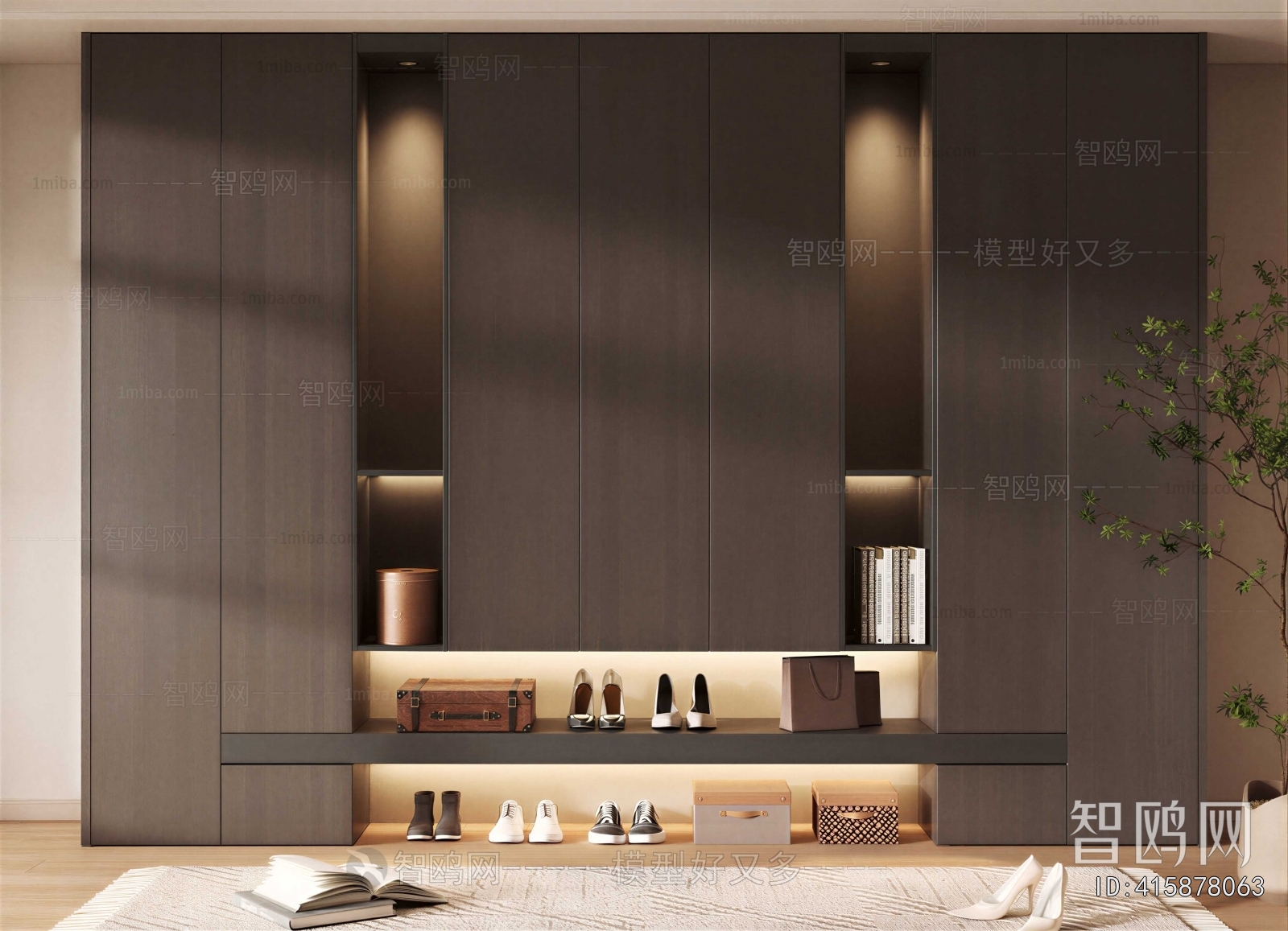 Modern Shoe Cabinet