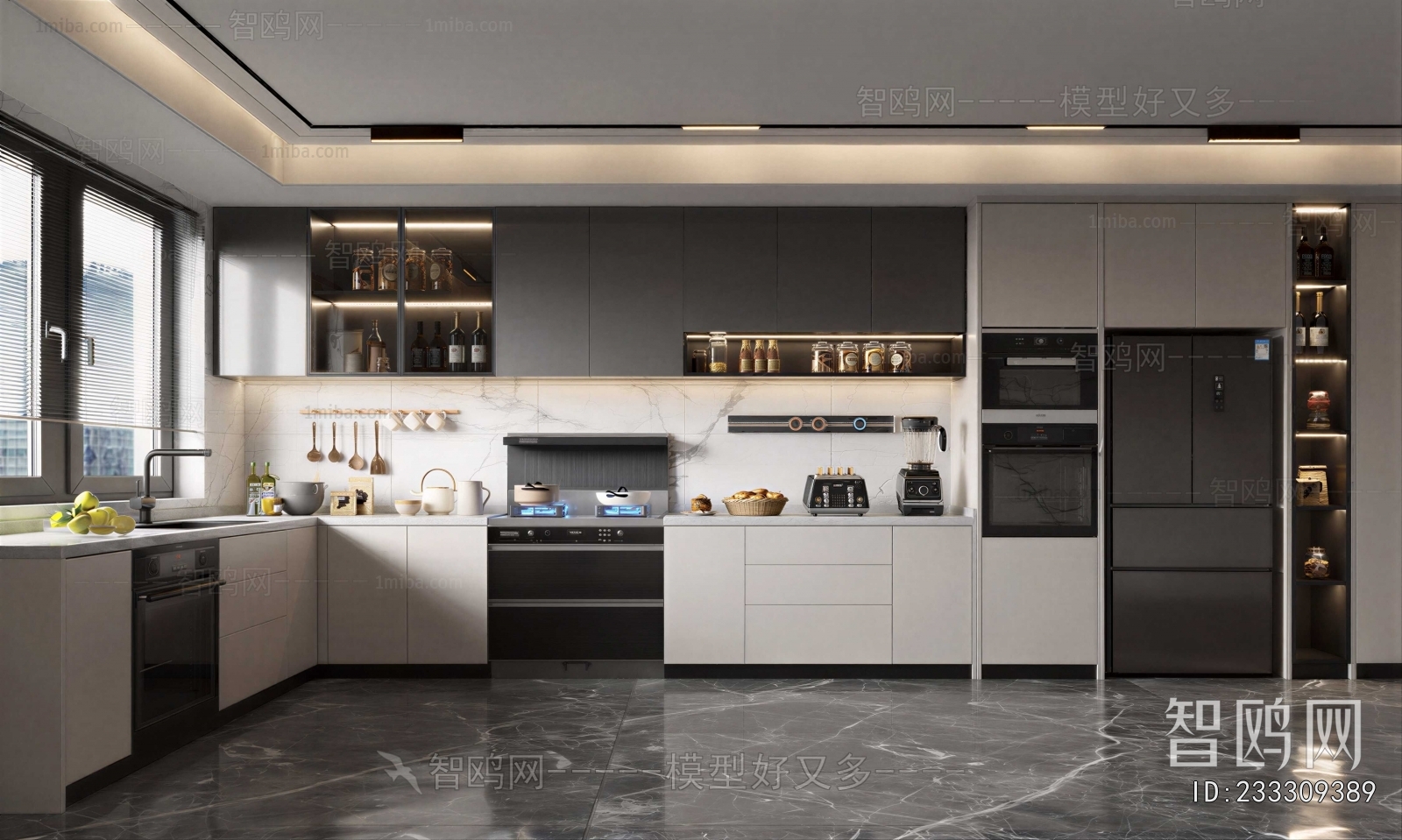 Modern Open Kitchen