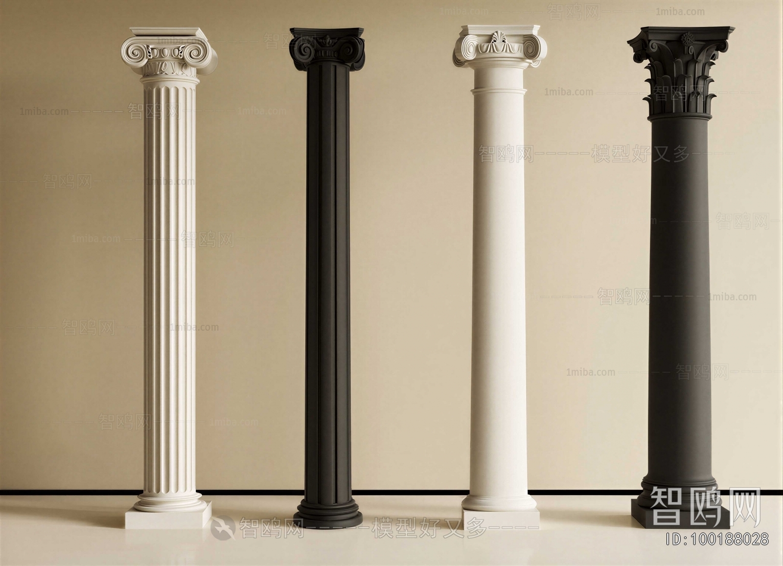 European Style Roman Pillar