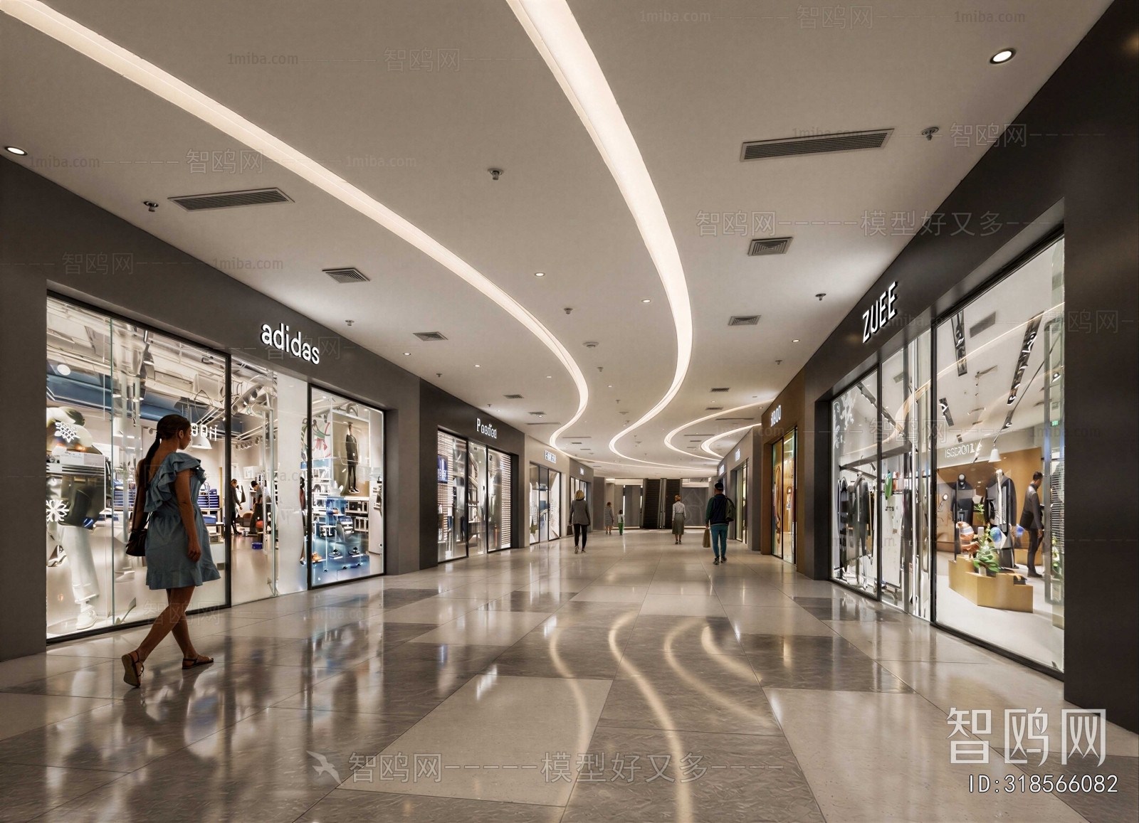 Modern Shopping Mall