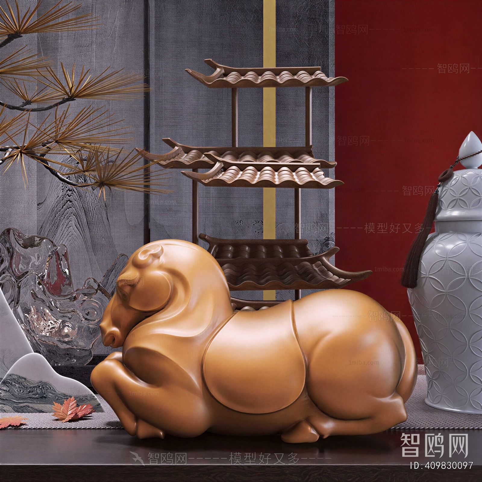 New Chinese Style Sculpture