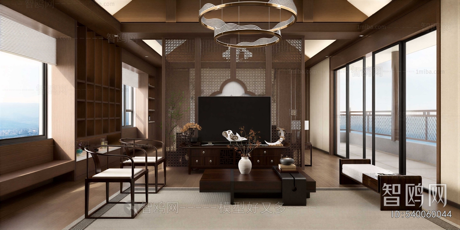 New Chinese Style Lobby Hall