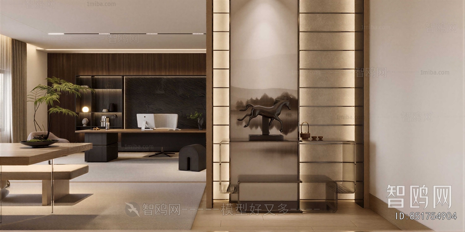 New Chinese Style Manager's Office