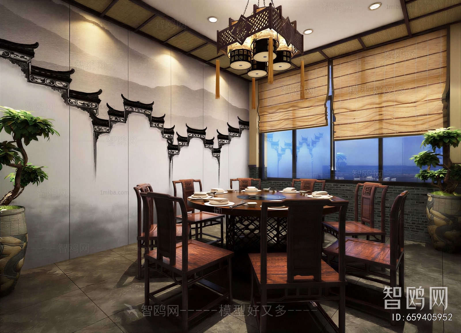 New Chinese Style Restaurant Box