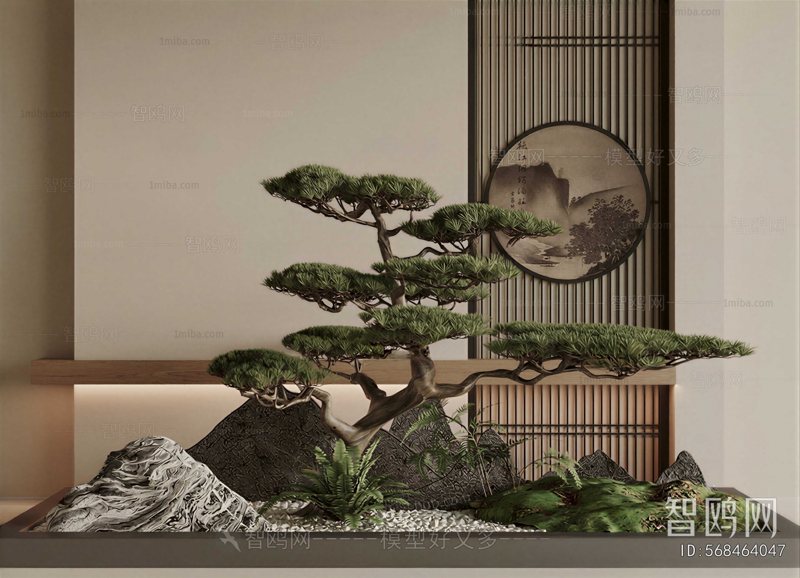 New Chinese Style Plant Landscaping