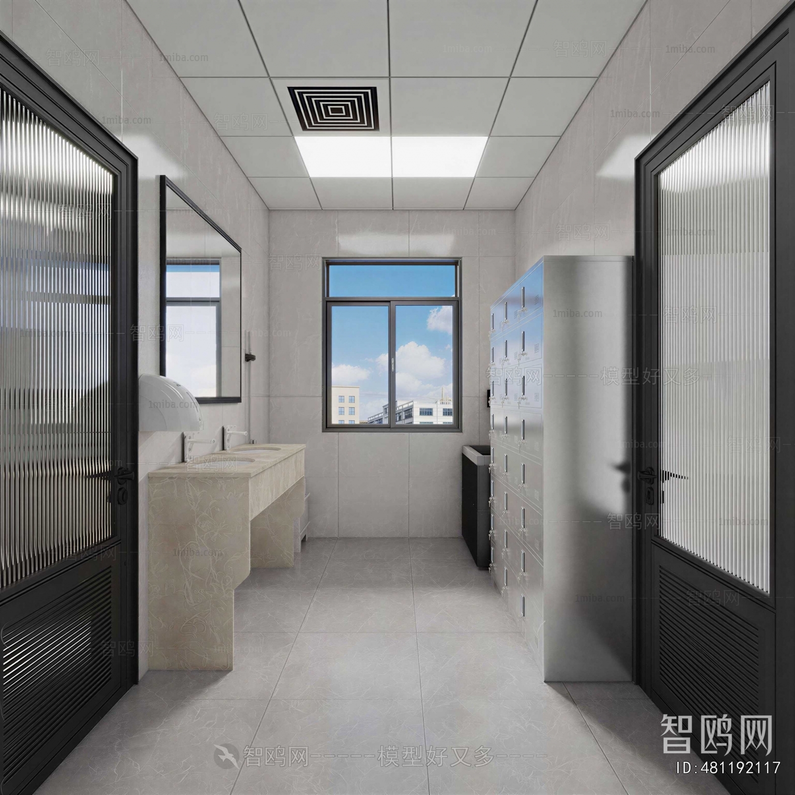 Modern Public Toilet