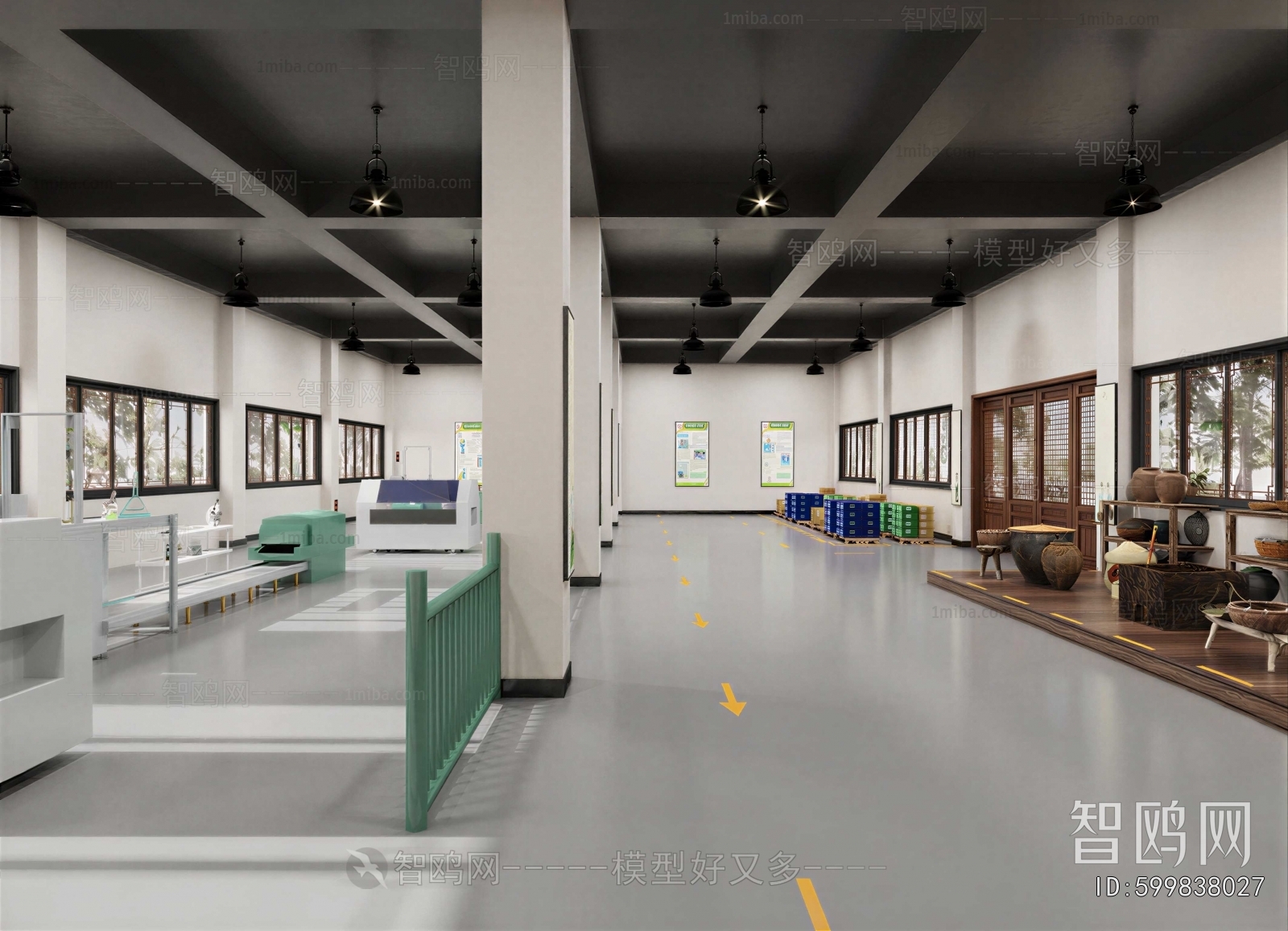 Modern Factory Floor/warehouse