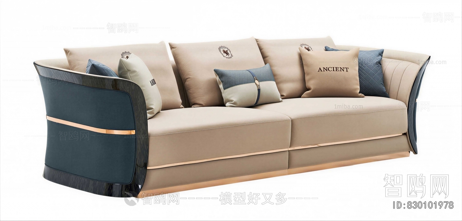 Modern Three-seat Sofa