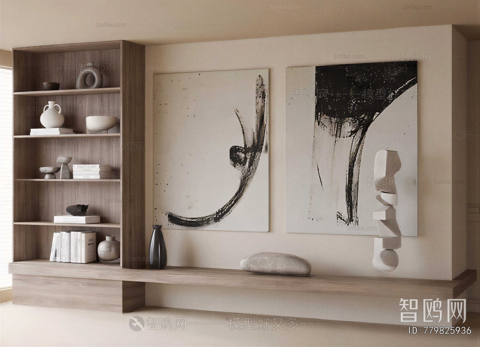 New Chinese Style TV Wall