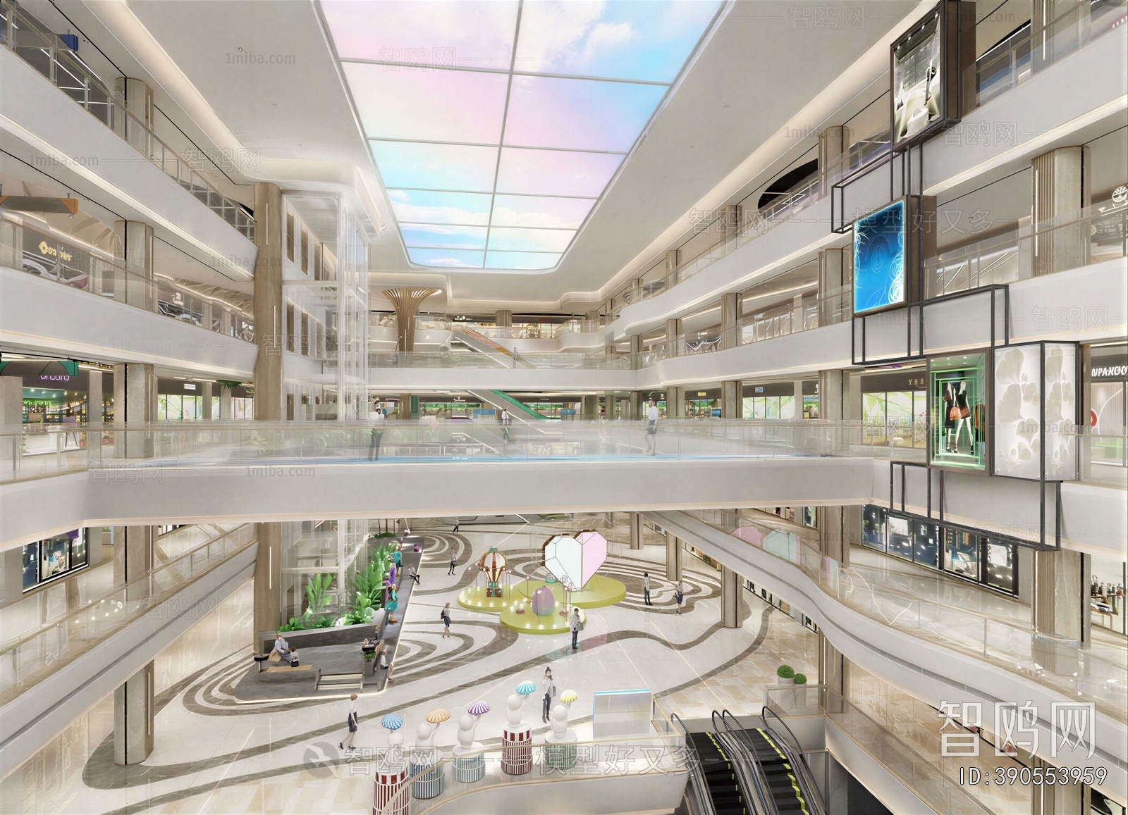 Modern Shopping Mall