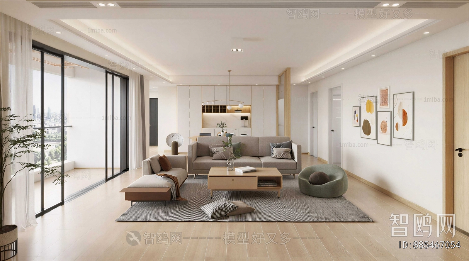 Nordic Style A Living Room