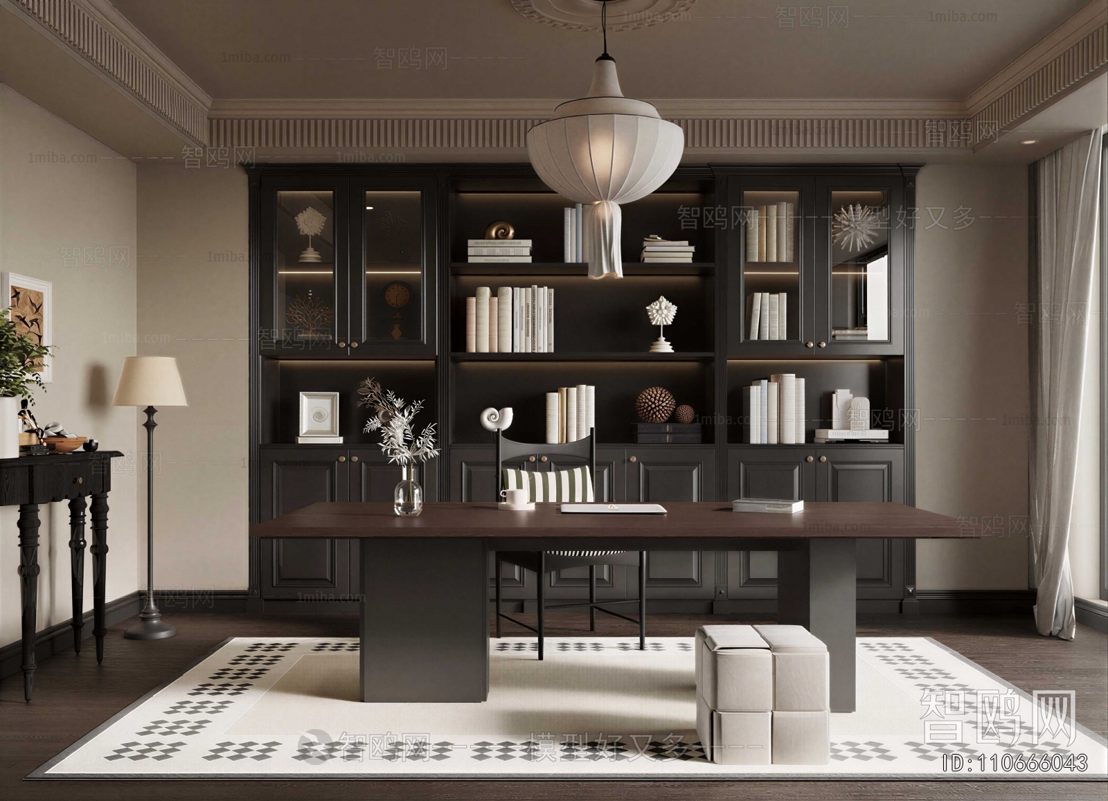 French Style Study Space